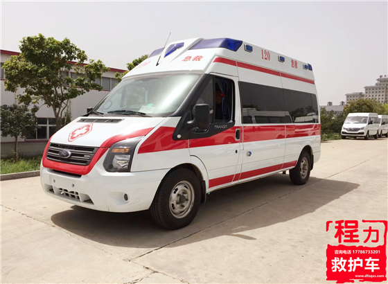 福特全顺新世代V348长轴救护车(钻石福星高顶）