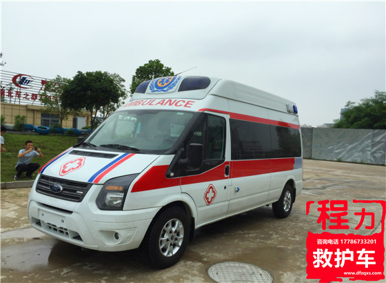 福特新世代V348长轴高顶（美式警灯）救护车